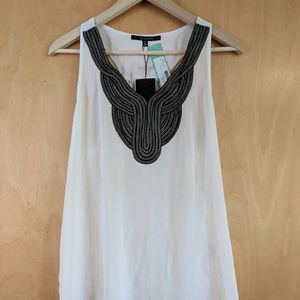 19 Cooper Embellished Silver Stitch tank